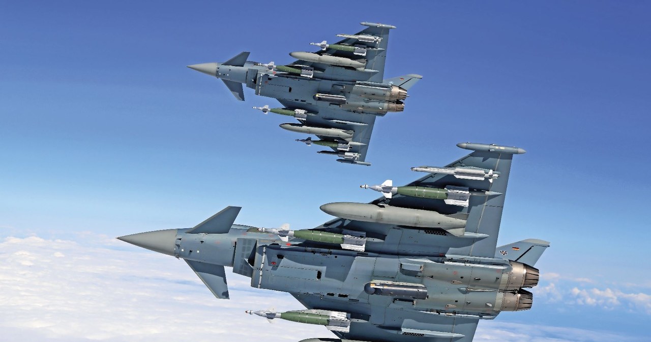 Eurofighter Typhoon posiada możliwości ataku celów naziemnych. Jest kompatybilny z m.in. pociskami dalekiego zasięgu Storm Shadow oraz Brimstone. Te drugie wykorzystuje już Polska /Leonardo /materiały prasowe