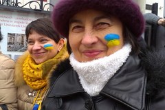Euromajdan we Wrocławiu. "Ukraina chce Europy"