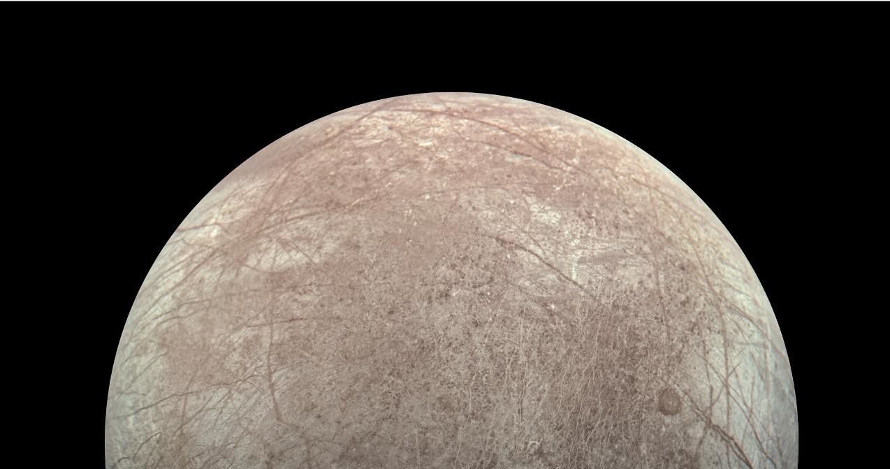 Europa, jeden z księżyców Jowisza /NASA/JPL-Caltech/SwRI/MSSS /NASA