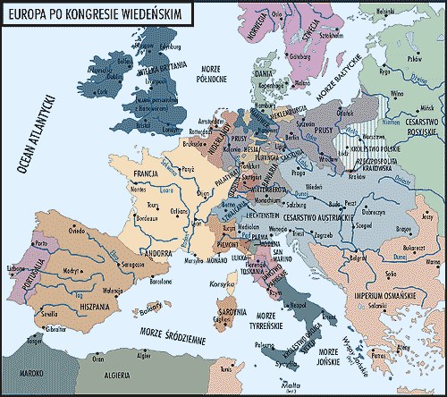 Europa po Kongresie Wiedeńskim /Encyklopedia Internautica