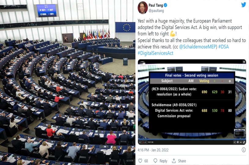 Europarlament przegłosował akt o usługach cyfrowych /123RF/PICSEL