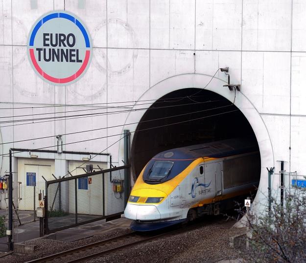 Eurostar w EuroTunnelu w Coquelles we Francji /AFP