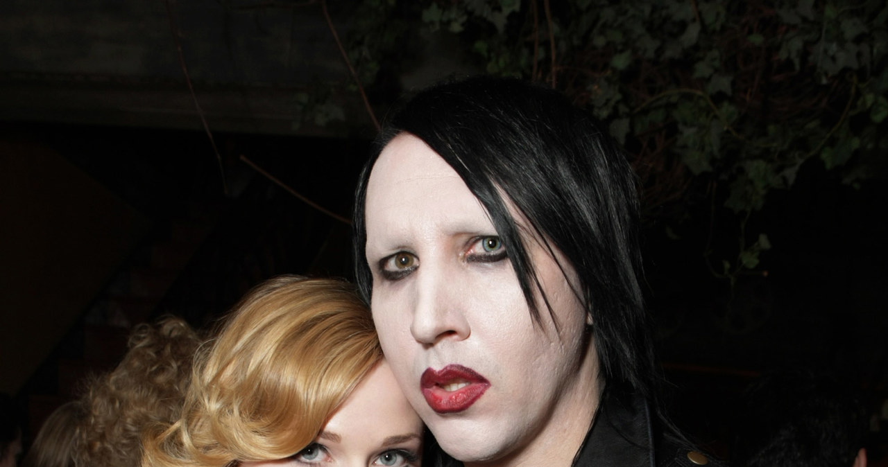 Evan Rachel Wood i Marilyn Manson w 2007 roku /Eric Charbonneau/Rex Features /Getty Images