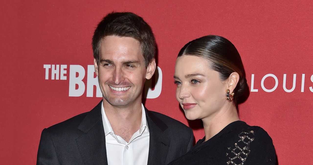 Evan Spiegel i Miranda Kerr /East News