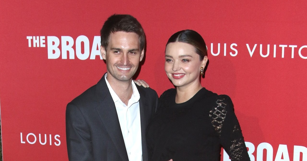 Evan Spiegel i Miranda Kerr /East News