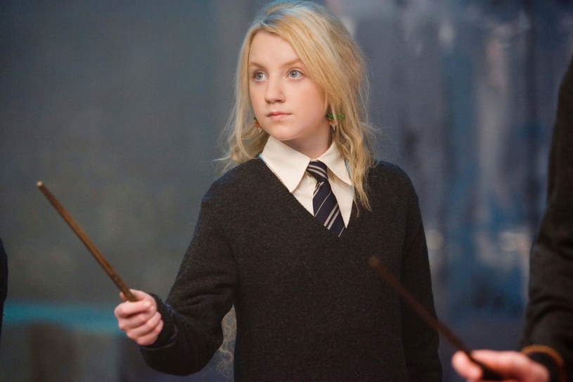 Evanna Lynch w filmie "Harry Potter i Zakon Feniksa" /Capital Pictures /Agencja FORUM