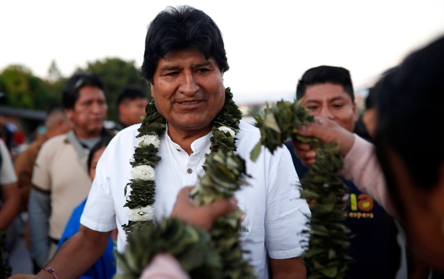 Evo Morales na zdjęciu z sierpnia 2025 r. /RODRIGO SURA /PAP/EPA