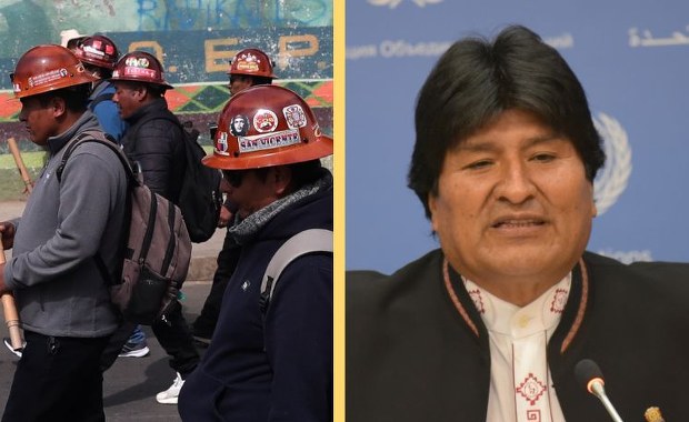 Evo Morales w twierdzy. Tysiące rolników z włóczniami chronią byłego prezydenta