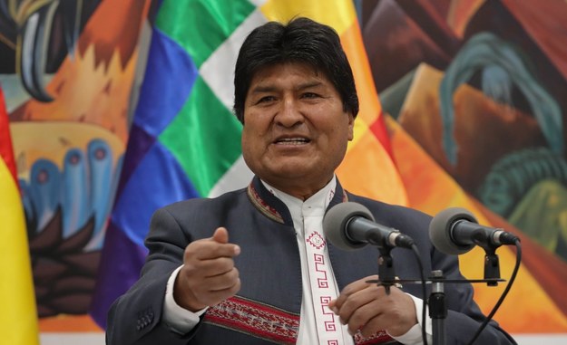 Evo Morales /Martin Alipaz  /PAP/EPA