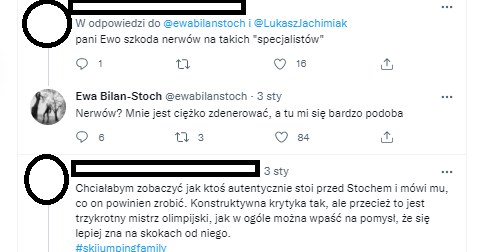 Ewa Bilan-Stoch na Twitterze @ewabilanstoch /Twitter