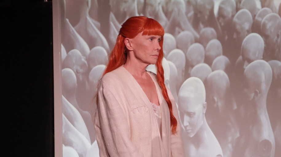 Ewa Błaszczyk podczas próby medialnej /Piotr Szydłowski /RMF FM