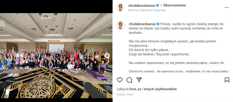 Ewa Chodakowska /@chodakowskaewa /Instagram