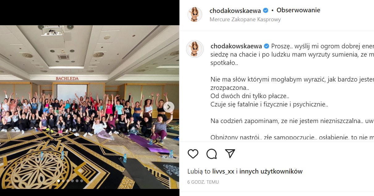 Ewa Chodakowska /@chodakowskaewa /Instagram