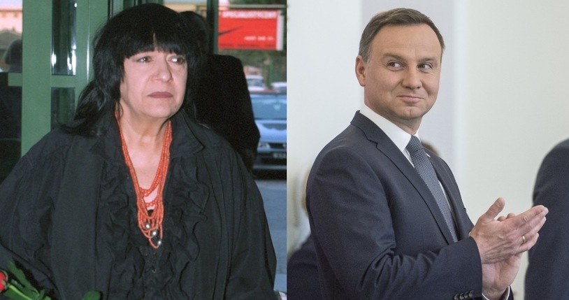 Ewa Demarczyk, Andrzej Duda /East News