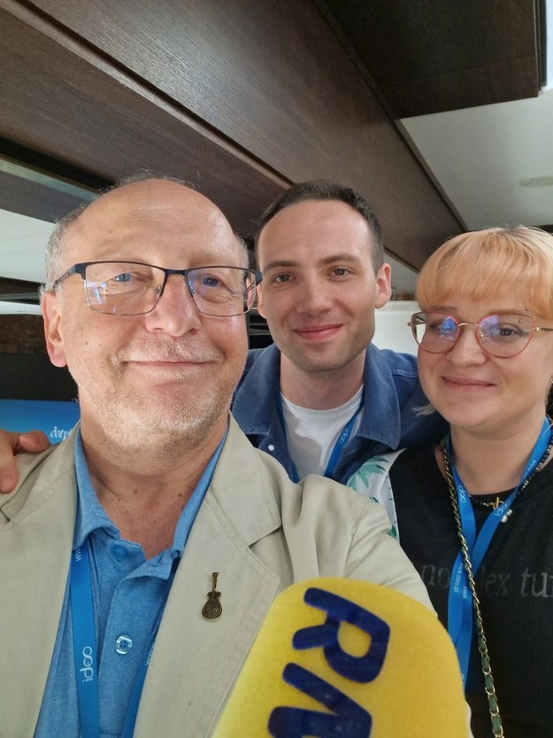 Ewa Grabek, Szymon Dziewięcki i Krzysztof Nepelski /Krzysztof Nepelski /RMF FM