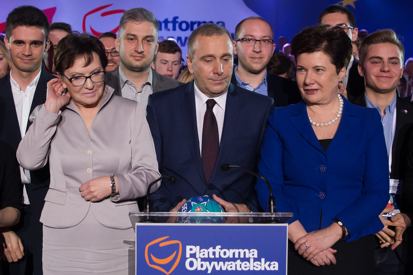 Ewa Kopacz, Grzegorz Schetyna, Hanna Gronkiewicz-Waltz /Krystian Maj /Agencja FORUM