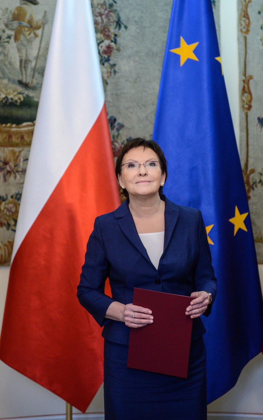 Ewa Kopacz po desygnowaniu na premiera /Jakub Kamiński /PAP