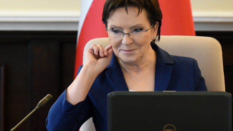 Ewa Kopacz podczad posiedzenia Rady Ministrów /Radek Pietruszka /PAP