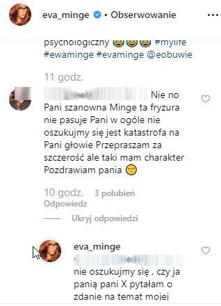 Ewa Minge /Instagram /Instagram