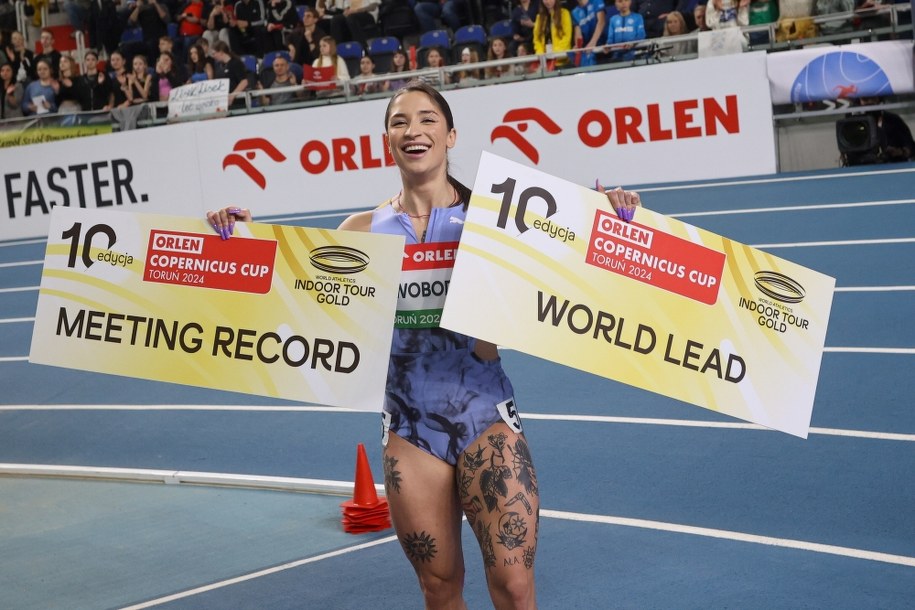 Ewa Swoboda podczas ORLEN Copernicus Cup /Łukasz Szeląg /Materiały prasowe