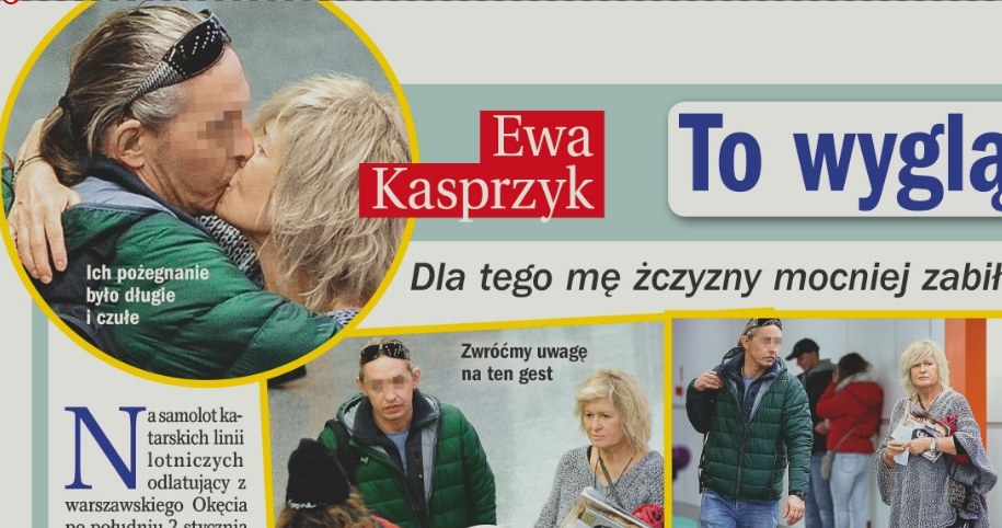 Ewa z nowym przyjacielem /- /Życie na gorąco