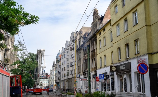 Ewakuacja kamienicy w Poznaniu. To budynek przy ul. Kraszewskiego