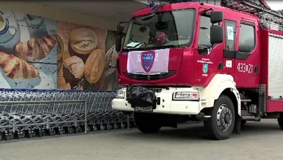 Ewakuacja klientów dyskontu w Ustroniu. Klientkę ugryzł pająk