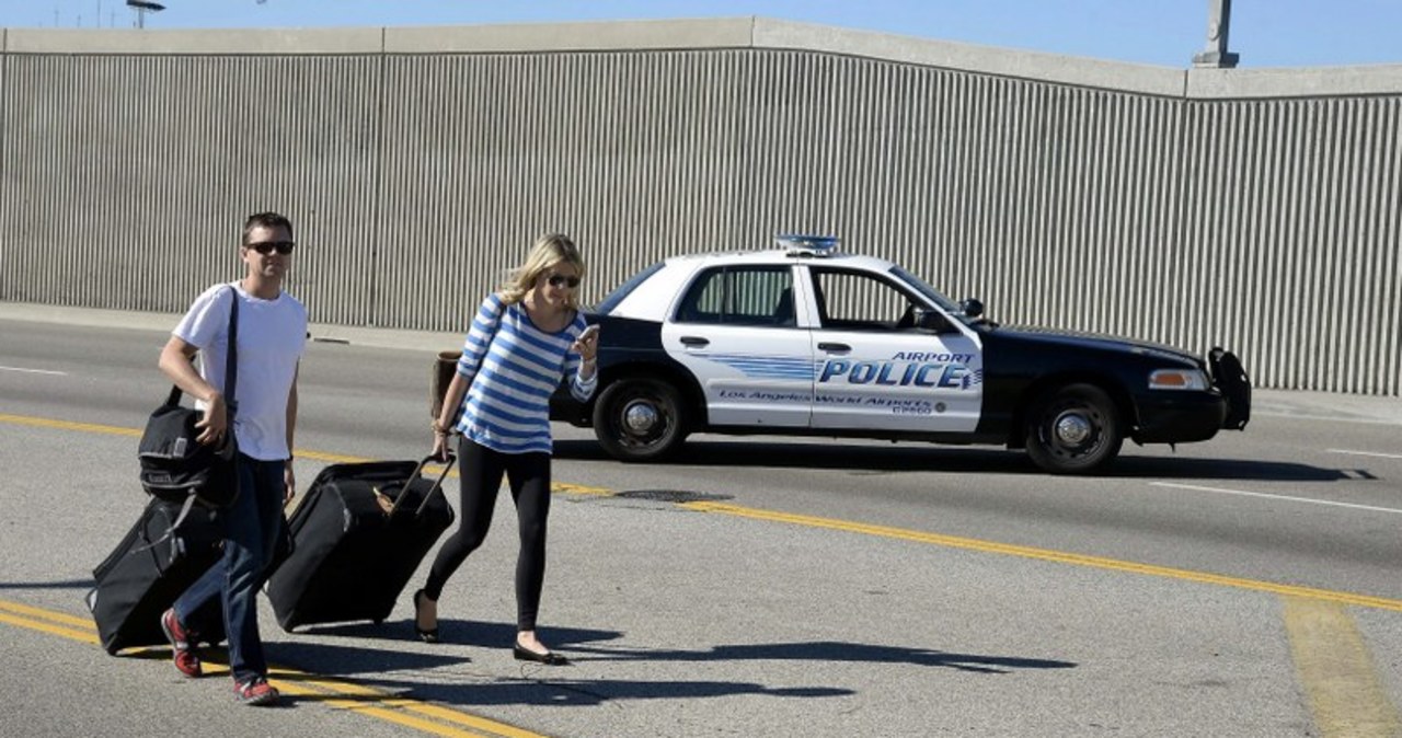 Ewakuacja lotniska w Los Angeles