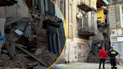 Ewakuacja mieszkańców w Lublinie. Zawalił się kolejny fragment kamienicy