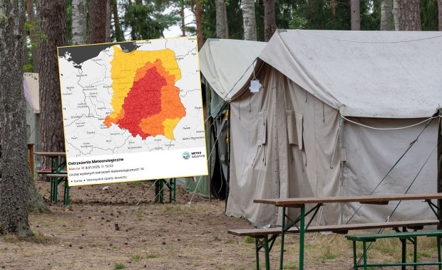 Ewakuacja obozu harcerskiego. Służby przygotowane na najgorsze