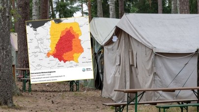 Ewakuacja obozu harcerskiego. Służby przygotowane na najgorsze