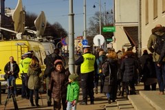 Ewakuacja sądu w Gdańsku podczas pierwszej rozprawy ws. Amber Gold