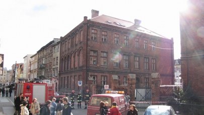 Ewakuacja toruńskiego liceum 