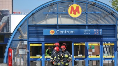 Ewakuacja warszawskiego metra 