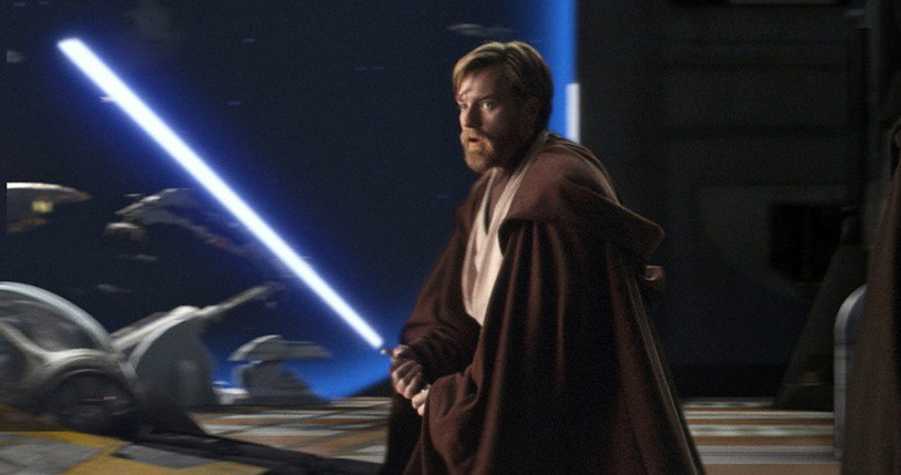 Ewan McGregor jako Obi-Wan Kenobi w "Zemście Sithów" /materiały prasowe