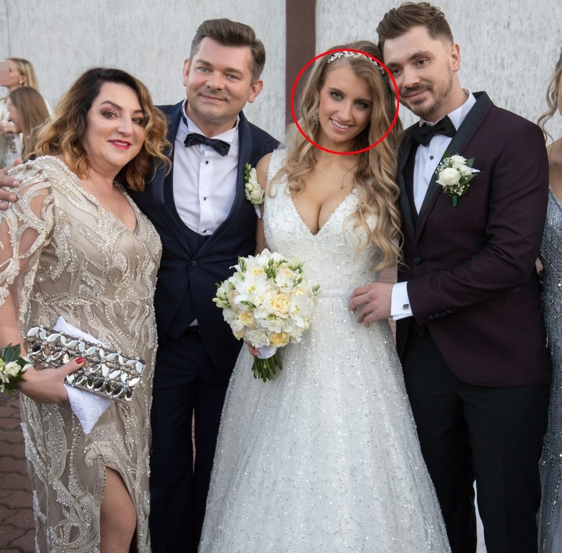 Ewelina i Daniel Martyniuk w dniu ślubu /Anatol Chomicz /Agencja FORUM