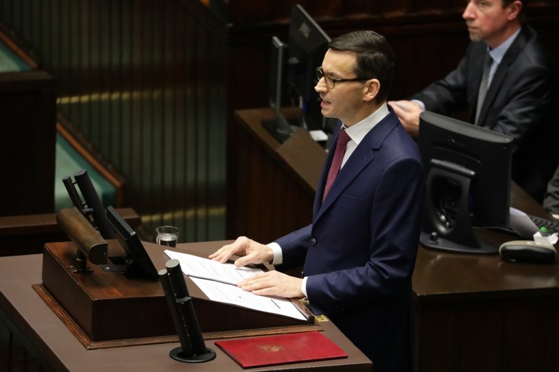Expose premiera Mateusza Morawieckiego /Tomasz Gzell /PAP