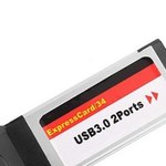 ExpressCard z dwoma portami USB 3.0