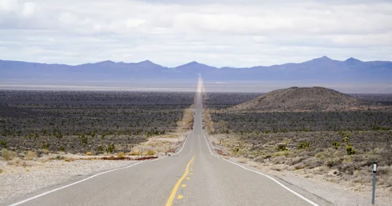Extraterrestrial Highway czyli Pozaziemska Autostrada to przede wszystkim droga przez pustynię /archiwum prywatne