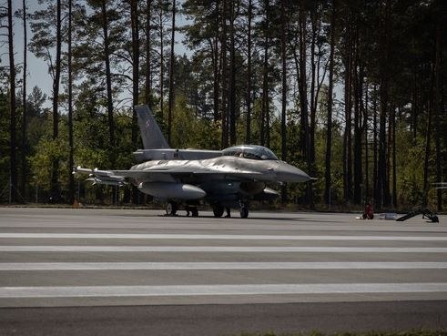 F-15 podczas jesiennych ćwiczeń /Michał Dukaczewski /RMF24