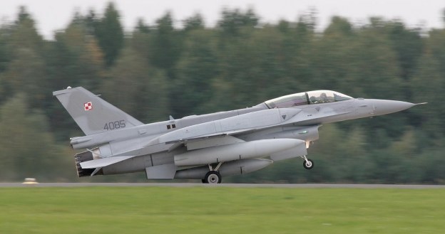 F-16.  Fot. Fot. A. Weber/DPI MON /materiały prasowe