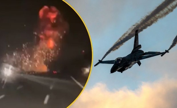 F-16 rozbił się podczas lotu szkoleniowego. Katastrofa w Turcji
