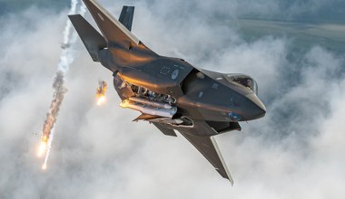 F-35 nad Polską. Jego start mogli śledzić internauci
