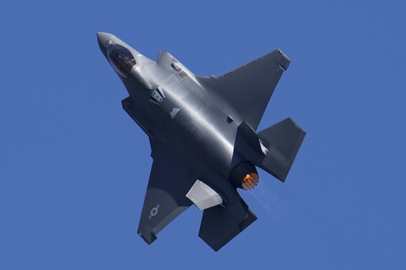 F-35 w amerykańskich barwach. Trwa konkurs na polską nazwę maszyny. /Aijaz Rahi/Associated Press /East News