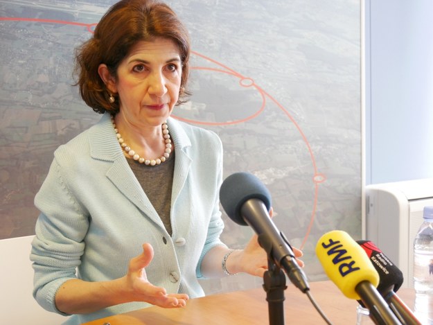 Fabiola Gianotti - dyrektor generalna CERN /Grzegorz Jasiński /RMF FM