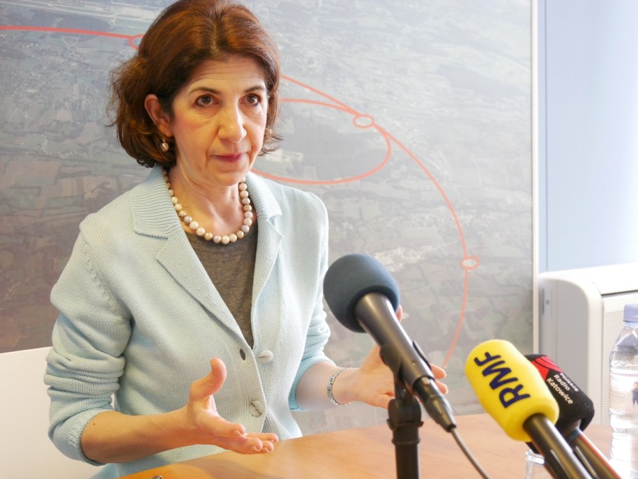 Fabiola Gianotti - dyrektor generalna CERN /Grzegorz Jasiński /RMF FM