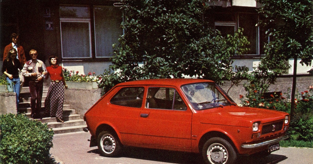 Fabryczne zdjęcie reklamowe Polski Fiat 127p /Archiwum Tomasza Szczerbickiego