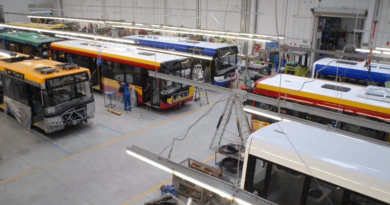 Fabryka autobusów Solaris /KNUTH BORRNY  /East News