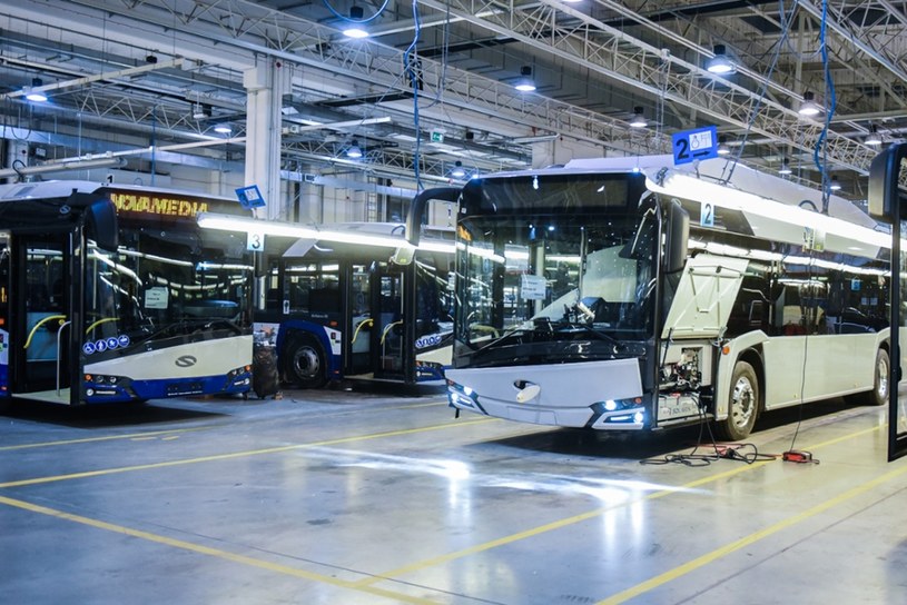 Fabryka autobusów Solaris /Łukasz Gdak/Polska Press /East News