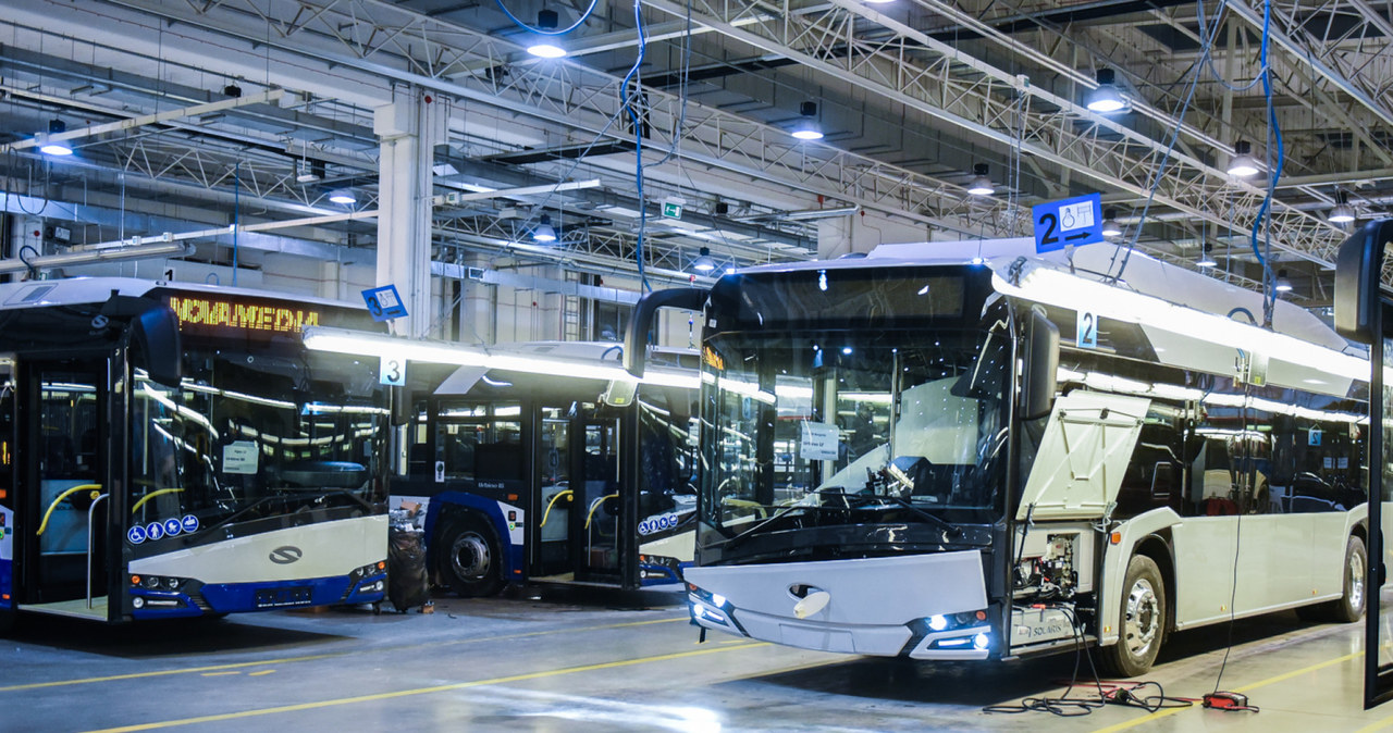 Fabryka autobusów Solaris /Łukasz Gdak/Polska Press /East News